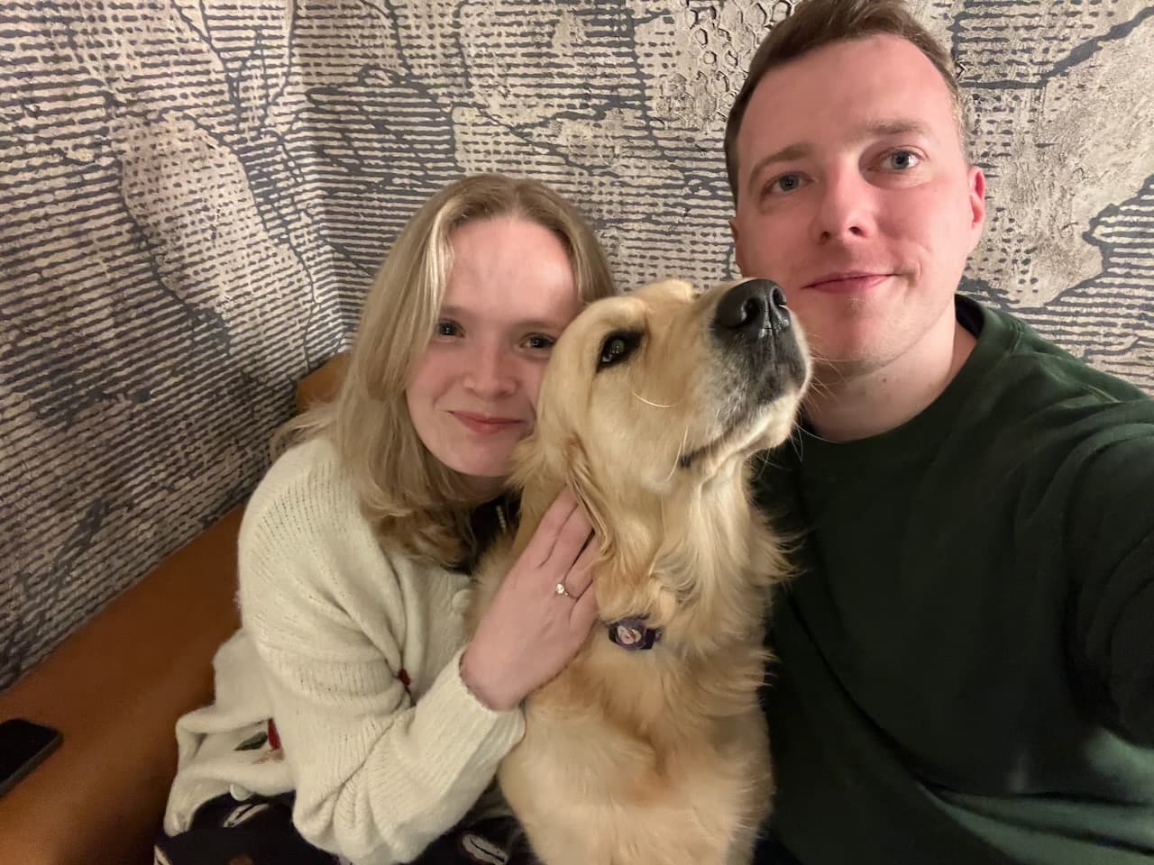 Rebecca and Matthew, the couple getting married, in their engagement photo